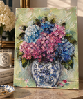 Hydrangeas in Blue & White