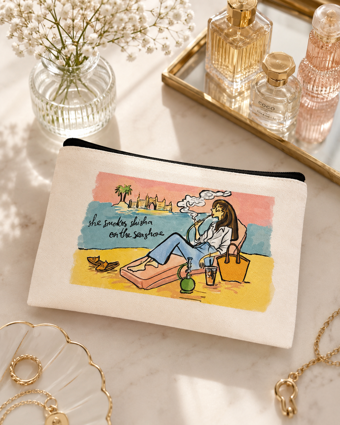 Shisha makeup bag
